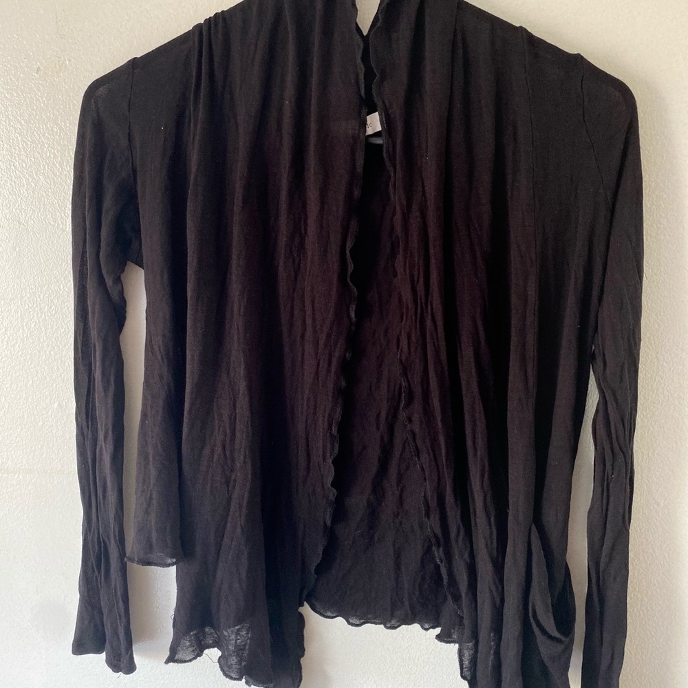 Black cardigan